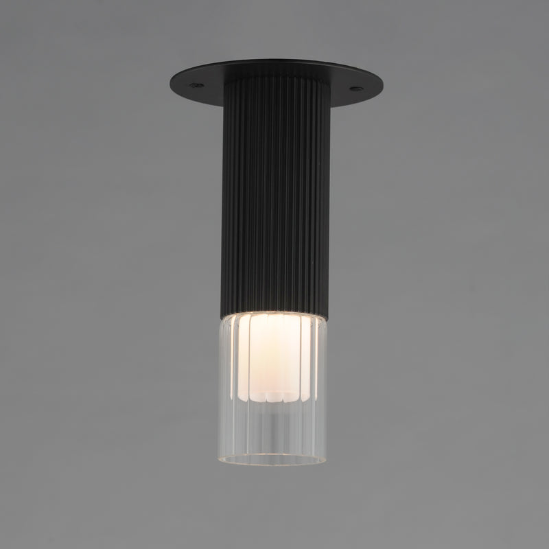 ET2 E11014-144BK Reeds LED Flush Mount | Black