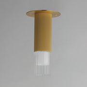 ET2 E11014-144GLD Reeds LED Flush Mount | Gold