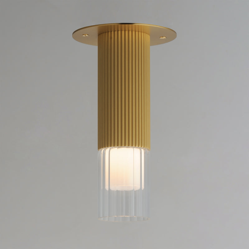 ET2 E11014-144GLD Reeds LED Flush Mount | Gold