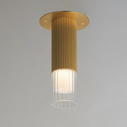 ET2 E11014-144GLD Reeds LED Flush Mount | Gold