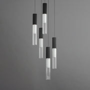 ET2 E11015-144BK Reeds 5 Light LED Pendant | Black