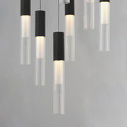 ET2 E11019-144BK Reeds 12 Light LED Pendant | Black