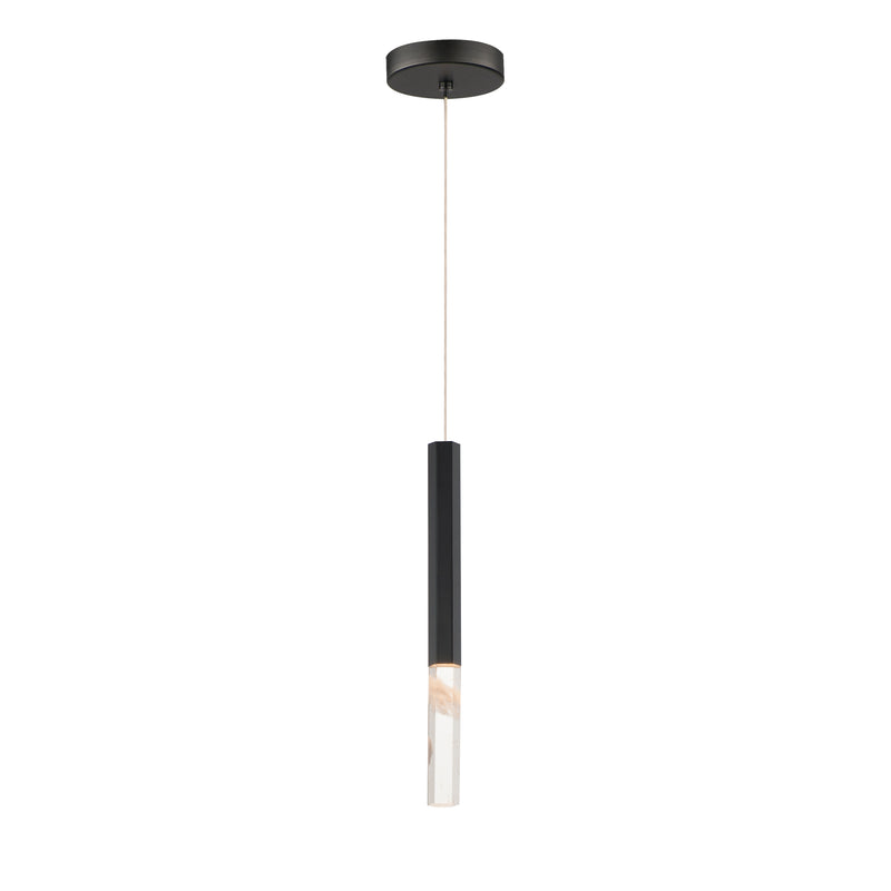 ET2 E11020-95BK Diaphane LED 1 Light Pendant | Black