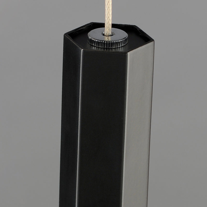 ET2 E11020-95BK Diaphane LED 1 Light Pendant | Black