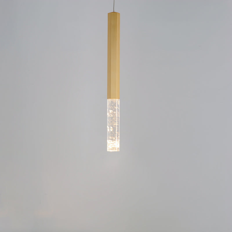 ET2 E11020-95GLD Diaphane LED 1 Light Pendant | Gold