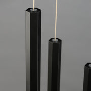 ET2 E11023-95BK Diaphane LED 3 Light Pendant | Black