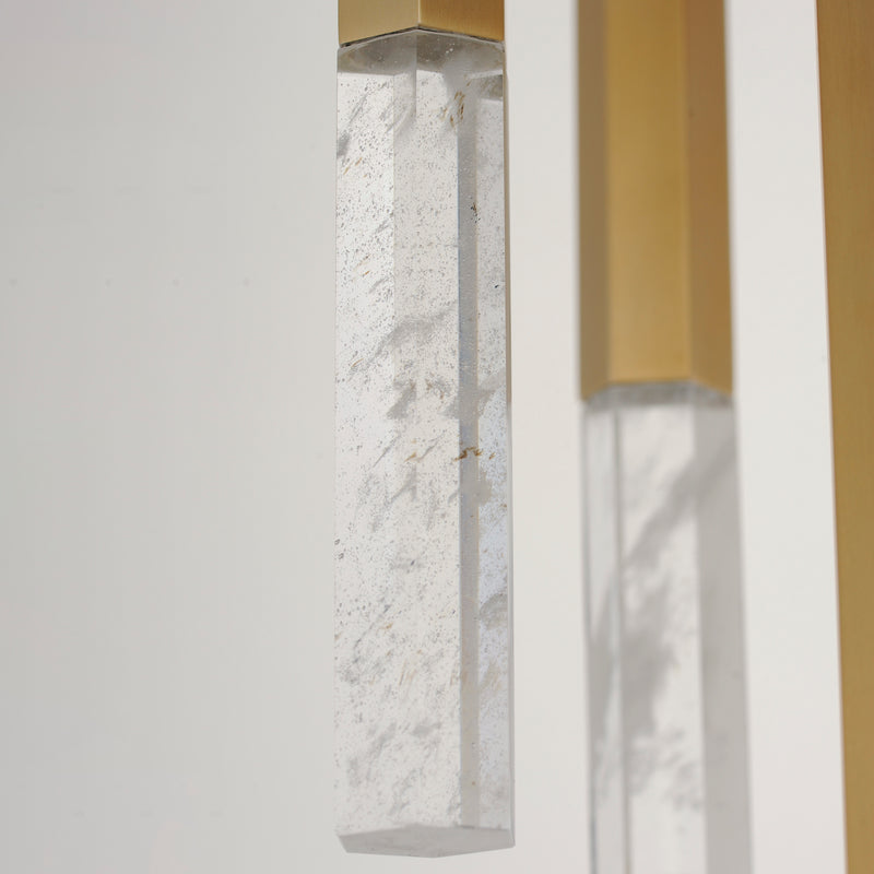 ET2 E11023-95GLD Diaphane LED 3 Light Pendant | Gold