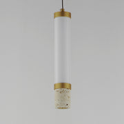 ET2 E11051-01TVGLD Travertine 1 Light LED Pendant | Travertine / Gold