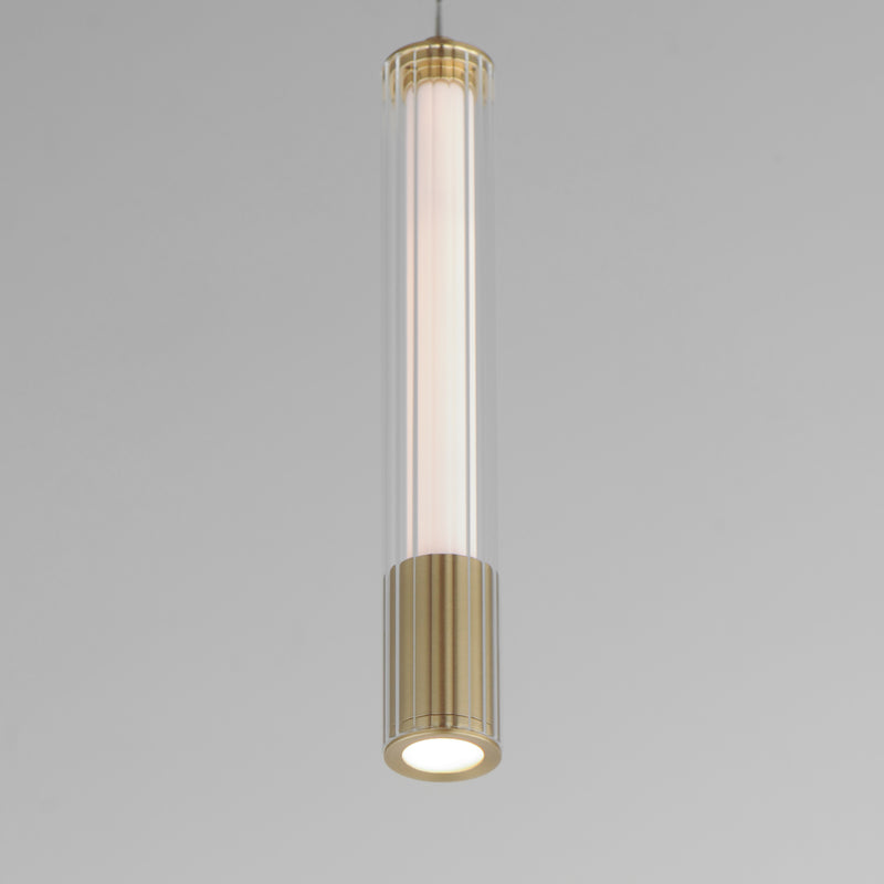 ET2 E11061-144NAB Cortex 10" LED Pendant | Natural Aged Brass