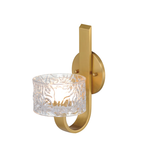 ET2 E11080-124NAB Elysian 1 Light LED Wall Sconce | Natural Aged Brass