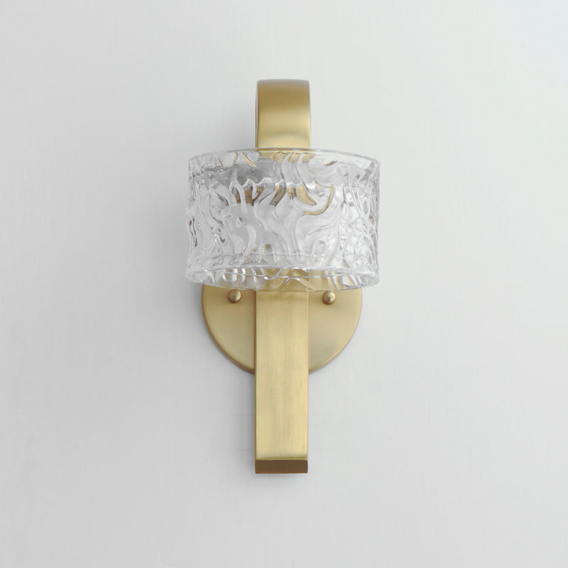 ET2 E11080-124NAB Elysian 1 Light LED Wall Sconce | Natural Aged Brass