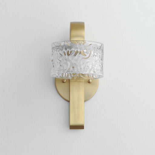 ET2 E11080-124NAB Elysian 1 Light LED Wall Sconce | Natural Aged Brass