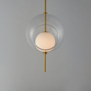 ET2 E11092-10NAB Martini 12" LED Pendant | Natural Aged Brass