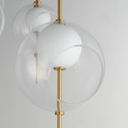 ET2 E11096-10NAB Martini 4 Light LED Pendant | Natural Aged Brass