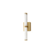 ET2 E11201-WAGLD Aragon 17" Bath Vanity | White Alabaster / Gold