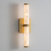 ET2 E11201-WAGLD Aragon 17" Bath Vanity | White Alabaster / Gold