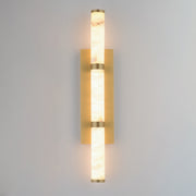 ET2 E11203-WAGLD Aragon 26" Bath Vanity | White Alabaster / Gold