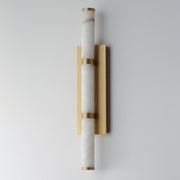 ET2 E11203-WAGLD Aragon 26" Bath Vanity | White Alabaster / Gold
