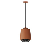 ET2 E11390-BRKBK Phoenix 9" LED Pendant | Brick/Black