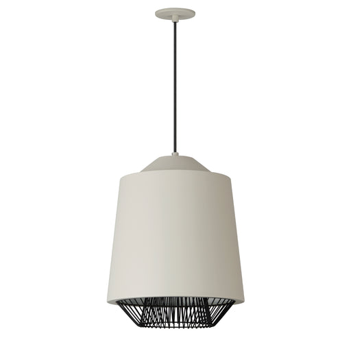 ET2 E11392-GYBK Phoenix 16" LED Pendant | Gray / Black