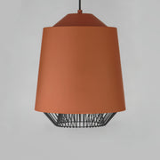ET2 E11392-BRKBK Phoenix 16" LED Pendant | Brick/Black