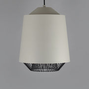 ET2 E11392-GYBK Phoenix 16" LED Pendant | Gray / Black