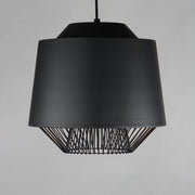 ET2 E11394-BKGLD Phoenix 18.5" LED Pendant | Black / Gold