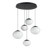 ET2 E11525-113BK Nimbus LED 5 Light Pendant | Black