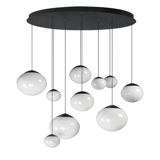 ET2 E11529-113BK Nimbus LED 10 Light Pendant | Black