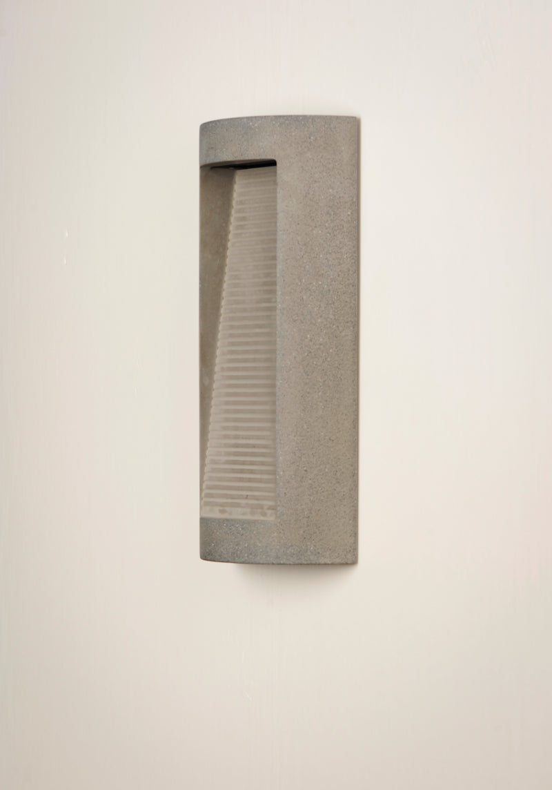 ET2 E14382-GSN Boardwalk Medium LED Outdoor Wall Sconce | Greystone
