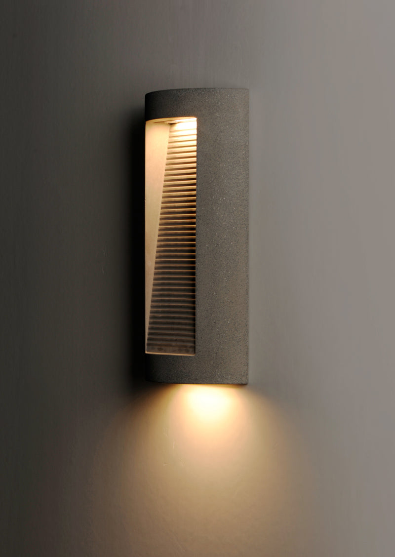 ET2 E14382-GSN Boardwalk Medium LED Outdoor Wall Sconce | Greystone