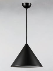 ET2 E20082-BK Abyss 1 Light LED Pendant | Black