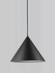 ET2 E20082-BK Abyss 1 Light LED Pendant | Black
