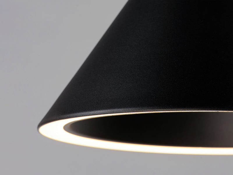 ET2 E20084-BK Abyss 1 Light LED Pendant | Black