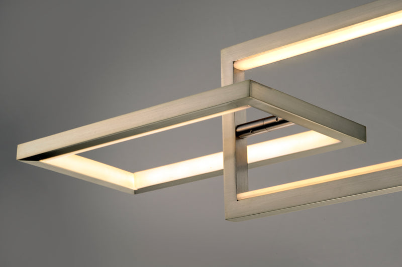 ET2 E20354-SN Link 3 Light LED Linear Pendant | Satin Nickel