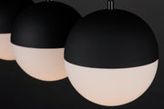ET2 E20363-92BK Half Moon 3 Light LED Pendant | Black