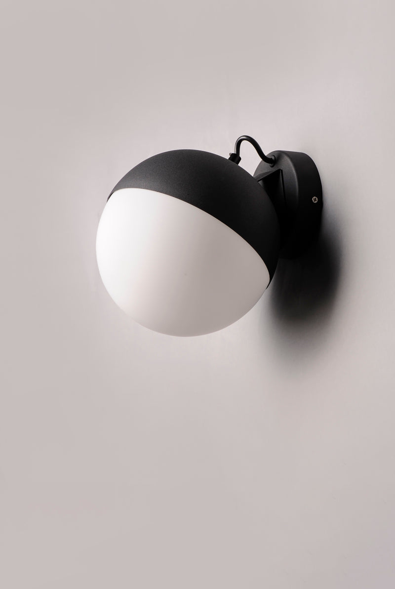 ET2 E20369-92BK Half Moon LED Wall Sconce | Black