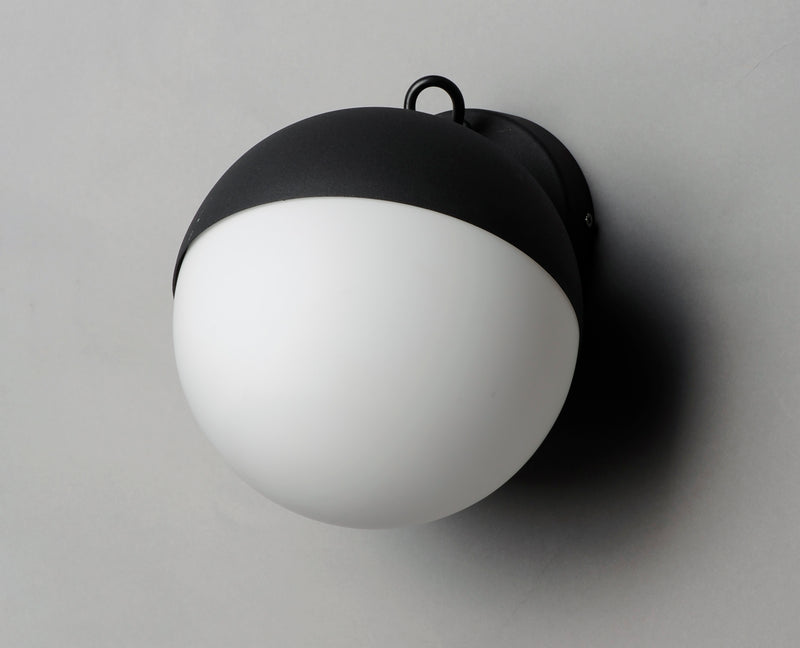 ET2 E20369-92BK Half Moon LED Wall Sconce | Black