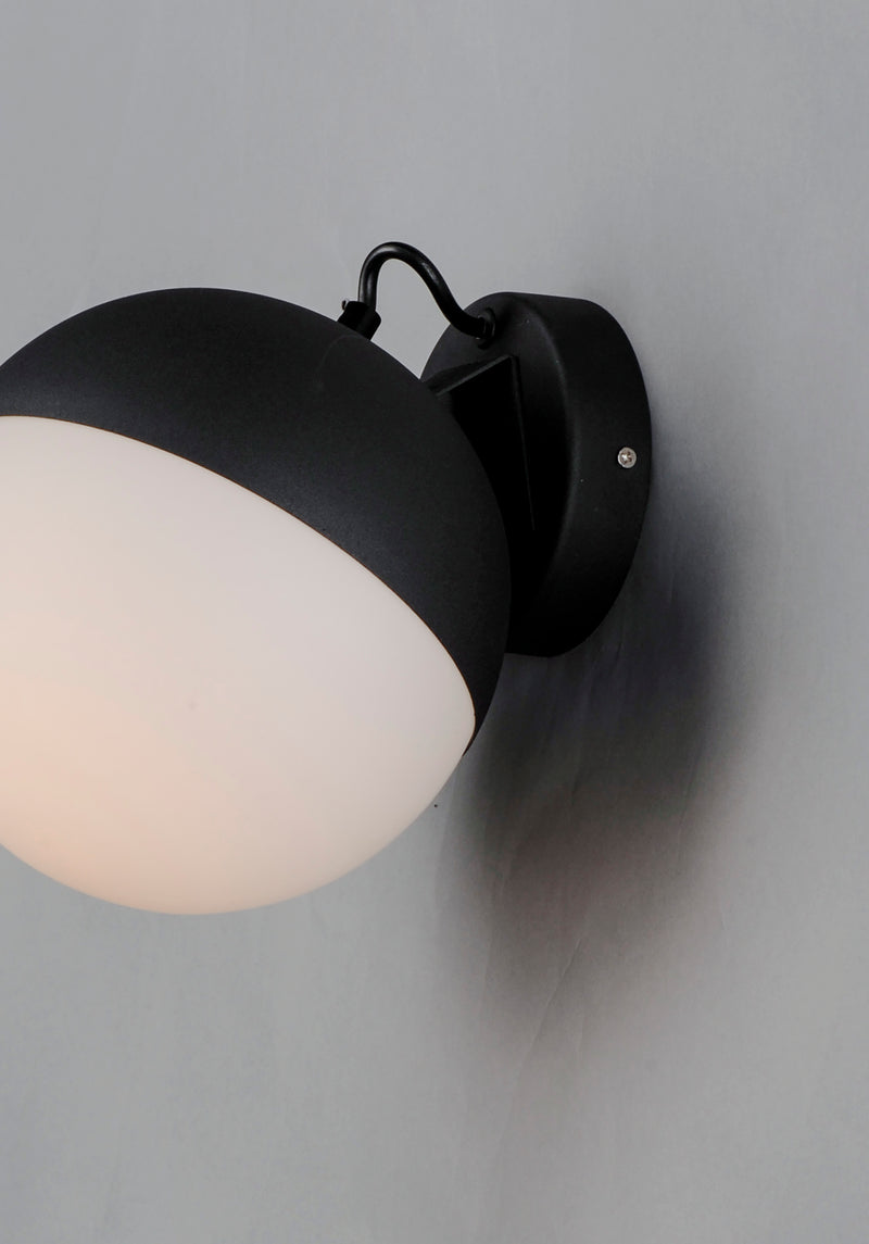 ET2 E20369-92BK Half Moon LED Wall Sconce | Black