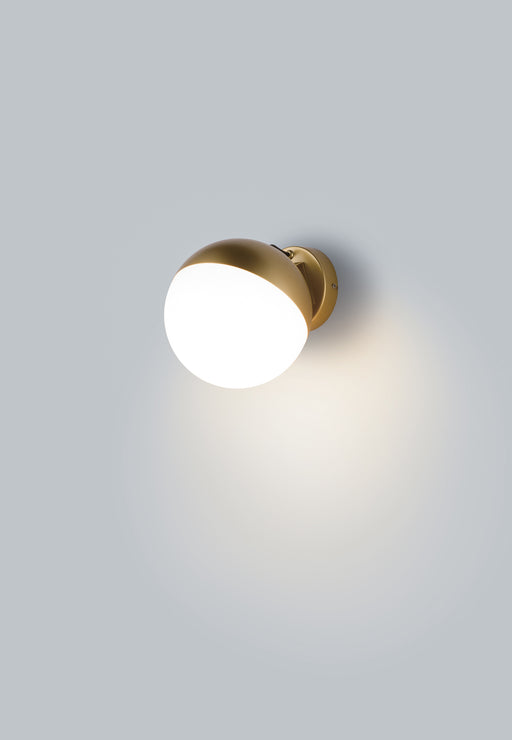 ET2 E20369-92MG Half Moon LED Wall Sconce | Metallic Gold