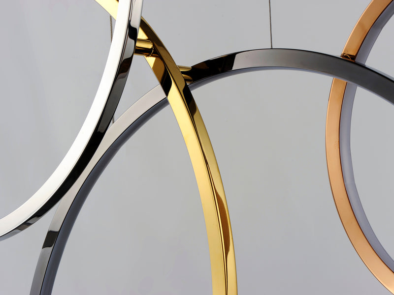 ET2 E20377-MPLT Union LED 5 Light Pendant | Multi-Plated