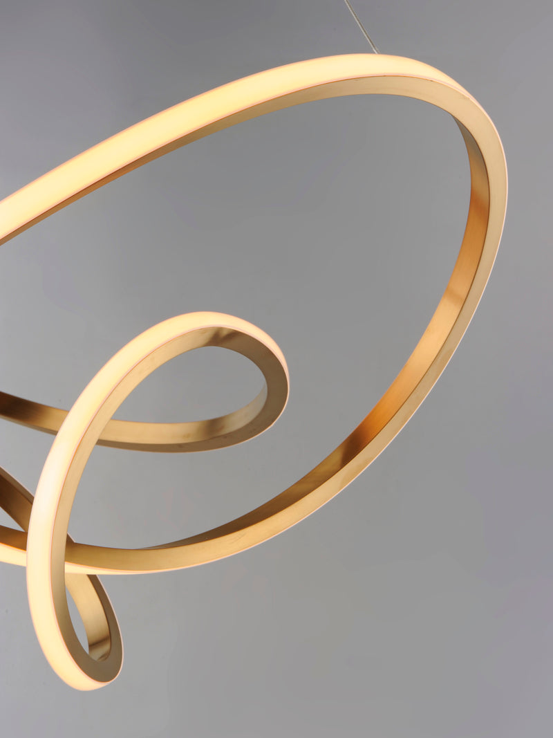 ET2 E20454-BCN Perpetual 32" LED Pendant | Brushed Champagne