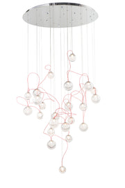 ET2 E20658-91PC Bobble 24 Light LED Pendant | Polished Chrome