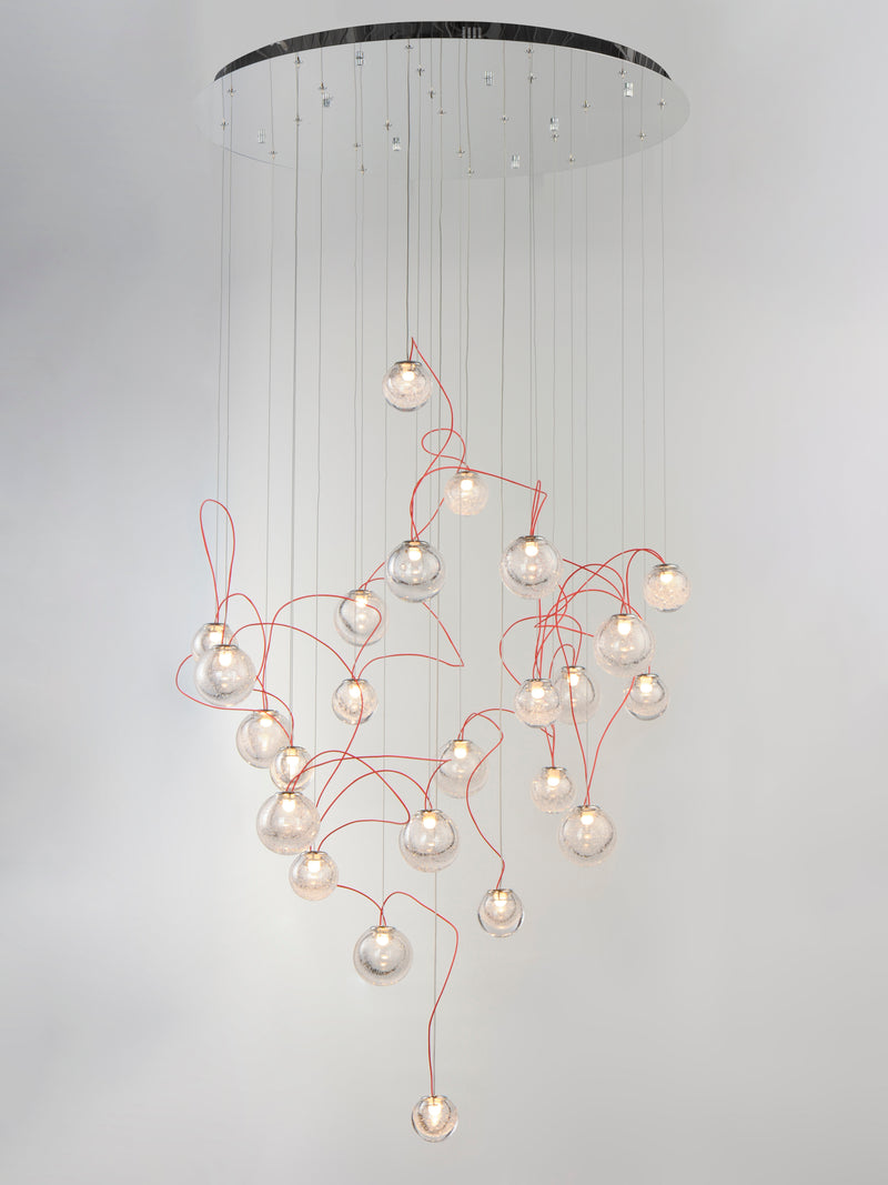 ET2 E20658-91PC Bobble 24 Light LED Pendant | Polished Chrome