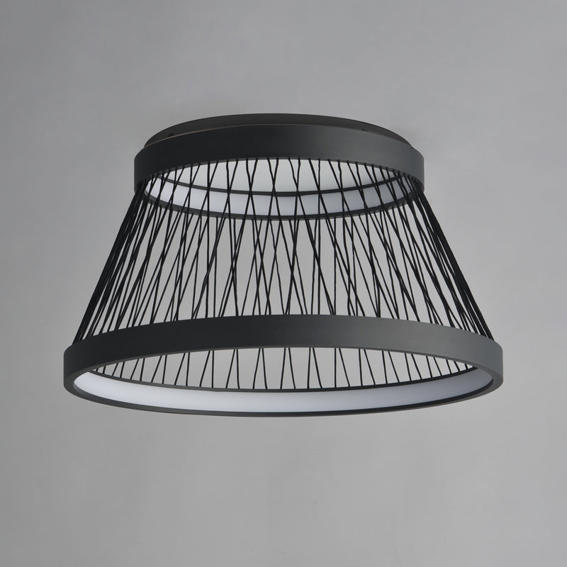 ET2 E20980-BK Loom 23" LED Flush Mount | Black
