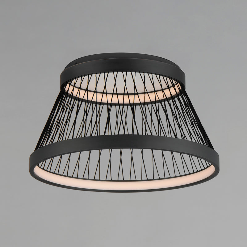 ET2 E20980-BK Loom 23" LED Flush Mount | Black