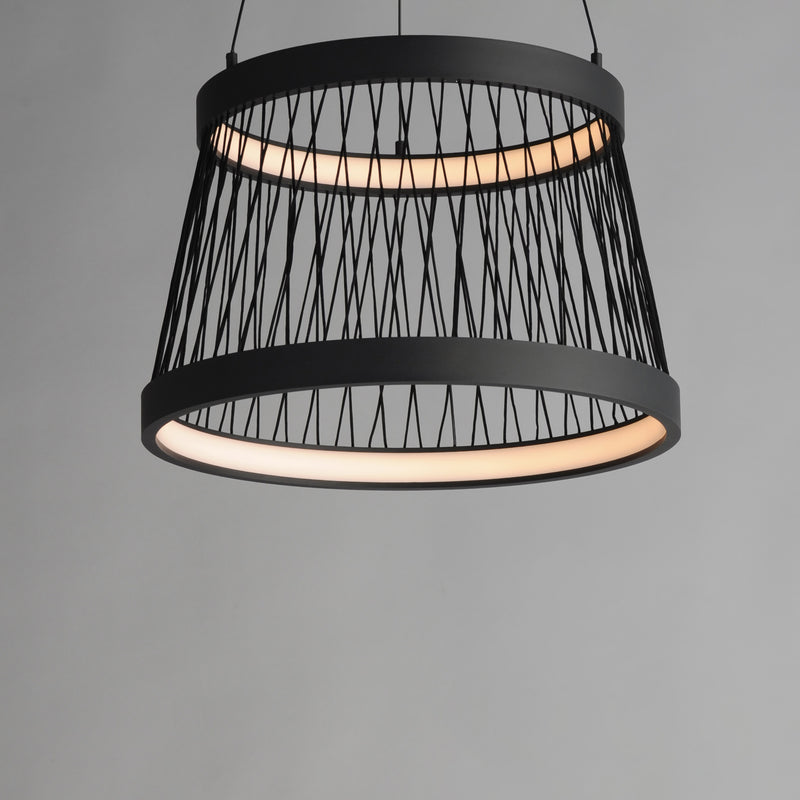 ET2 E20982-BK Loom 20" LED Pendant | Black