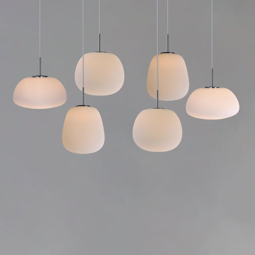 ET2 E21124-11WT Puffs 6 Light LED Pendant | White