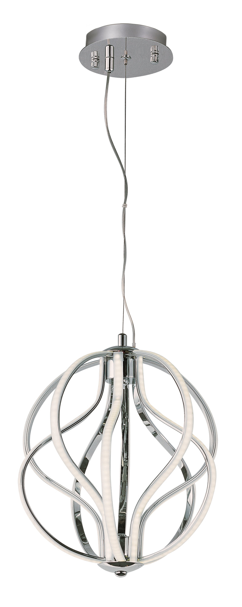 ET2 E21172-PC Aura 12" LED Pendant | Polished Chrome