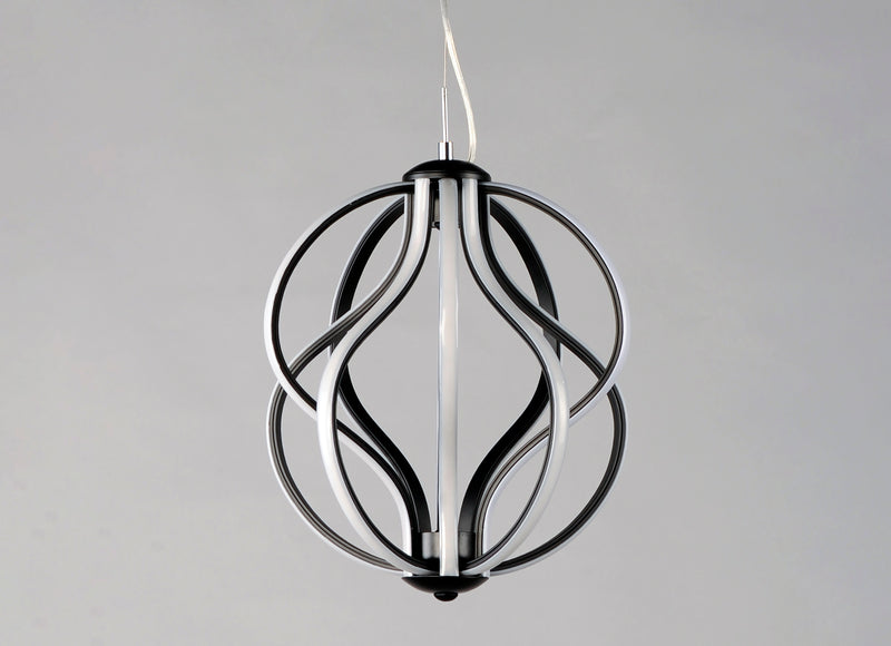 ET2 E21172-BK Aura 12" LED Pendant | Black